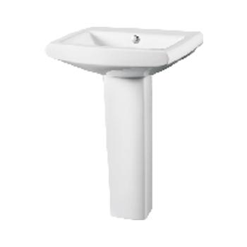 BASIN WITH PEDESTAL