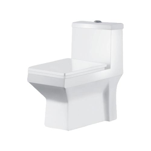 One Piece Closet(Wash Down) Dual Flush Fittings And Soft Closing Seat Cover