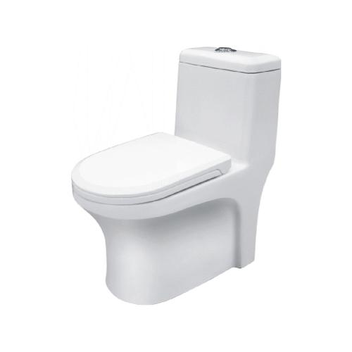 One Piece Closet (Wash Down) Dual Flush Fittings & Soft Closing Seat Cover