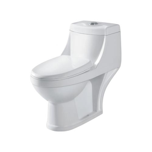 One Piece Closet(Wash Down) Dual Flush Fittings And Soft Closing Seat Cover