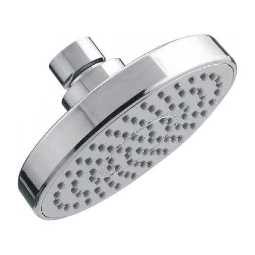  SINGLE FLOW Over Head Shower 4 Inch ROUND ABS 