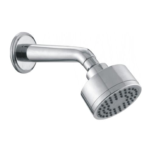 SINGLE  FLOW Over Head Shower With Arm & WALL FLANGE 