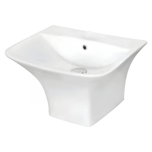 One Piece Semi Pedestal ( White / Ivory )