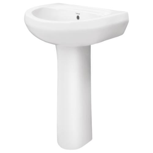 FLORA Basin And Pedestal Complete Set ( Ivory )