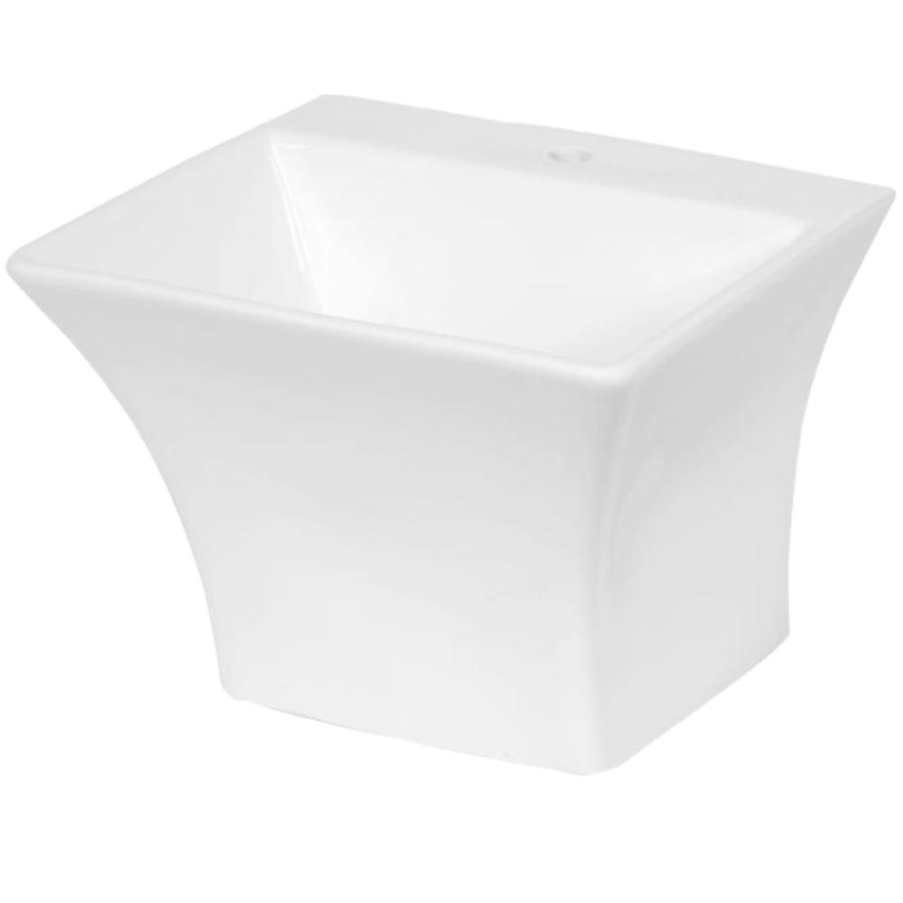 One Piece Semi Pedestal ( White / Ivory )