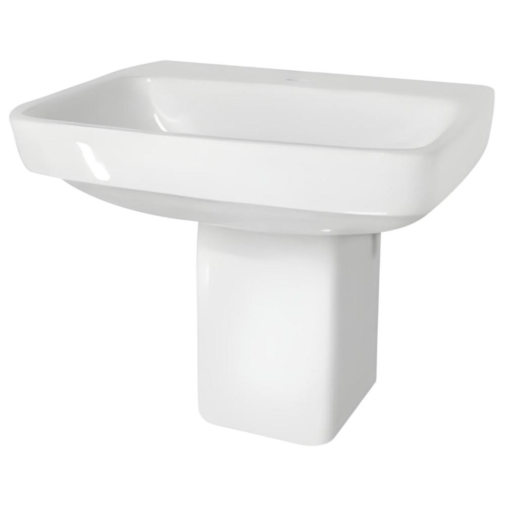 One Piece Semi Pedestal and Basin