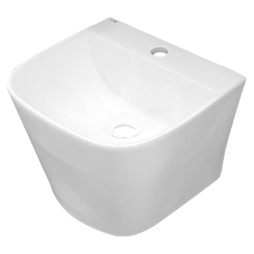 One Piece Semi Pedestal ( White / Ivory )