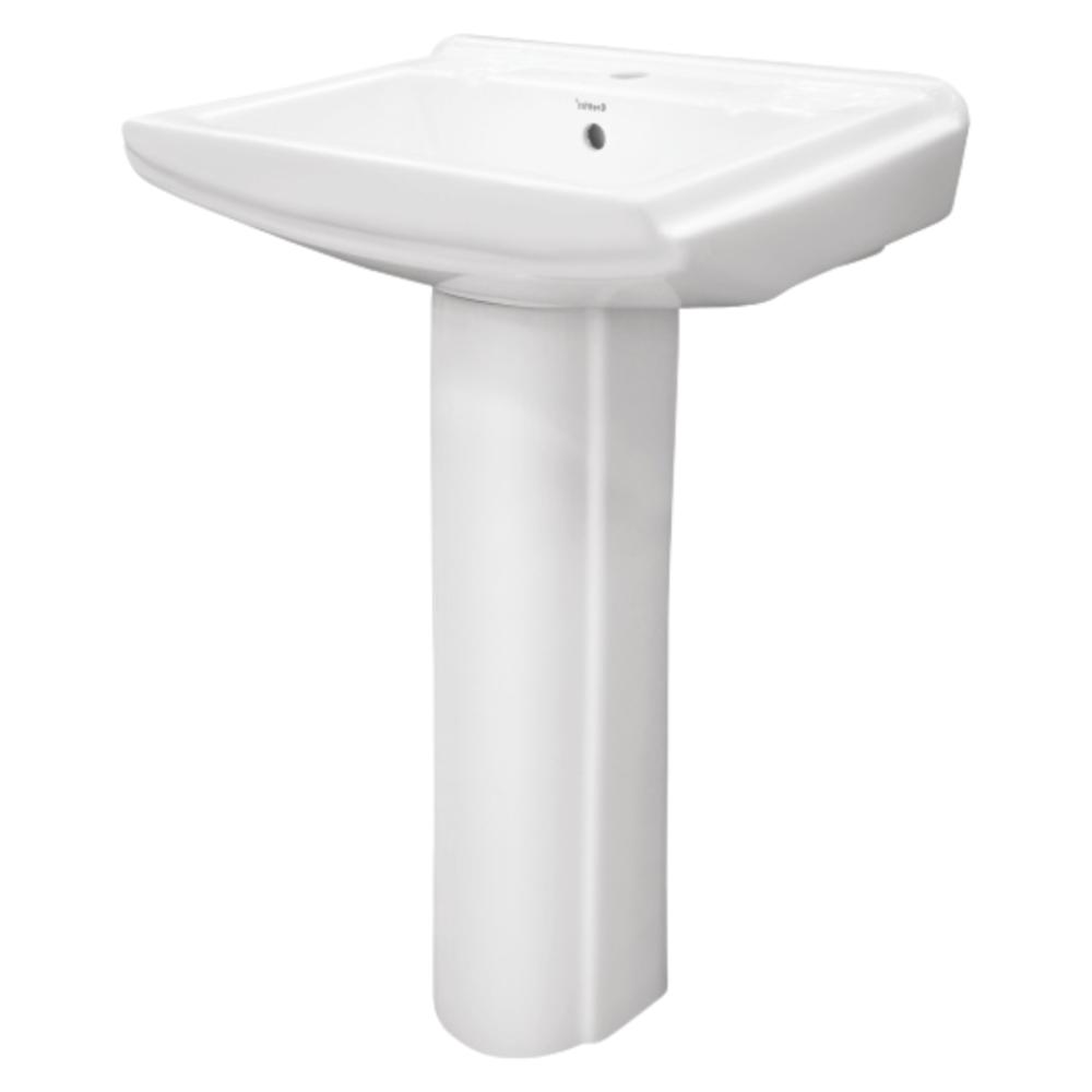 SQUARO Basin And Pedestal Complete Set ( White )