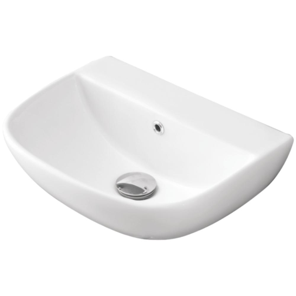 Wall Hung Wash Basin ( White )