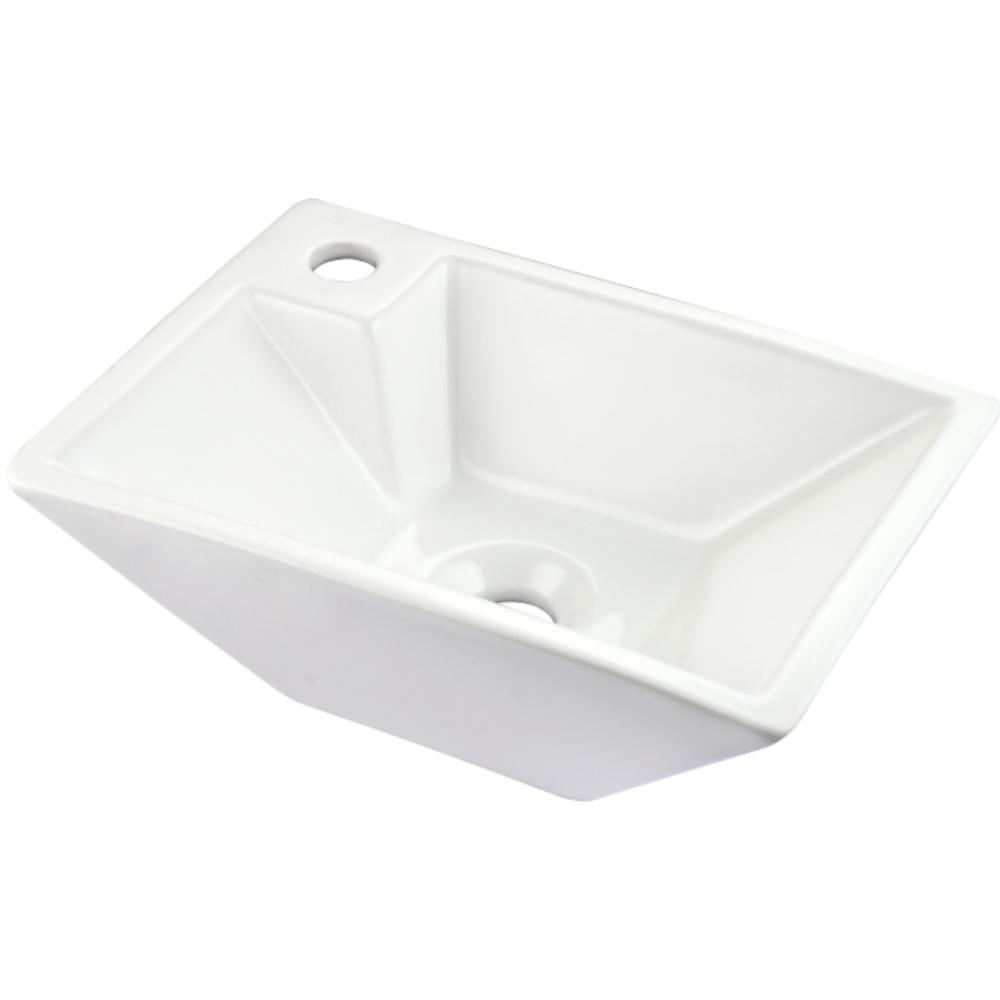 Counter Top Wash Basin ( White )