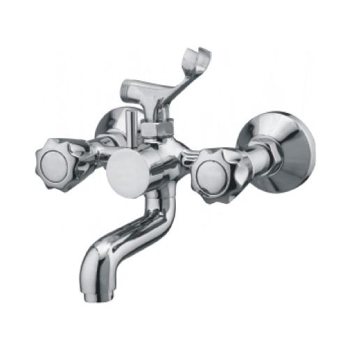 Wall Mixer Telephonic with Hand Shower Arrangement only with Crutch Chrome