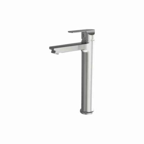 Single Lever Basin Mixer Jumbo with 600mm Long SS Braided Hose Chrome