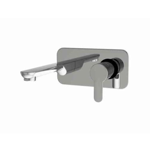 Single Lever Basin Mixer Wall Mounted Chrome