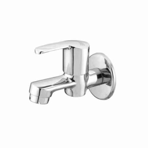 Bib Cock Short Body with Wall Flange Chrome