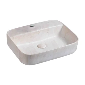 Grafdoer 1496 M3 Matt Counter Top Wash Basin – Elegant marble basin top for modern bathrooms
