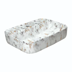 Grafdoer Marble Wash Basin 1496 M5 Matt Counter Top in a modern bathroom setting
