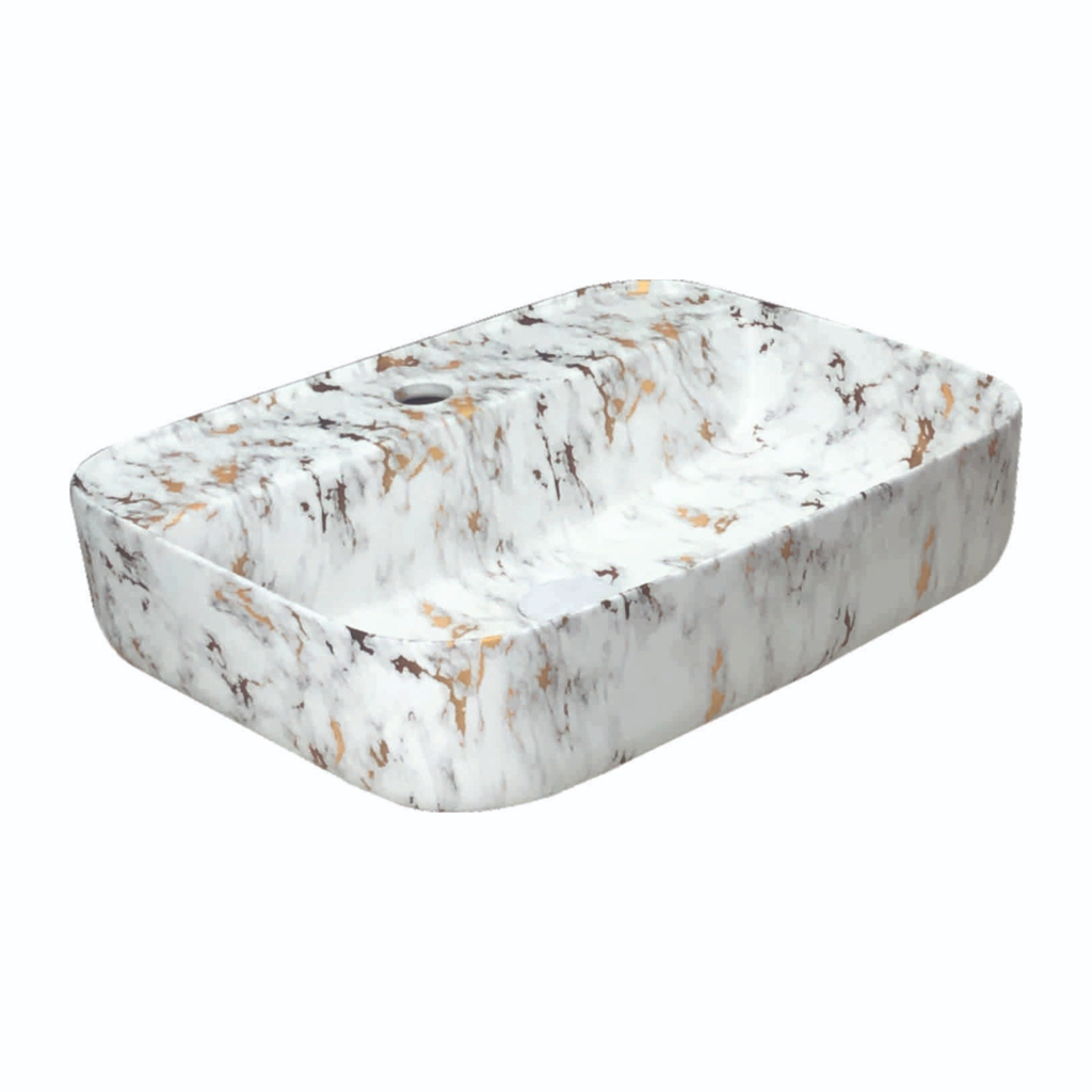 Grafdoer Marble Wash Basin 1496 M5 Matt Counter Top in a modern bathroom setting
