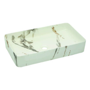 Grafdoer 1514 M6 premium marble counter top wash basin in modern bathroom