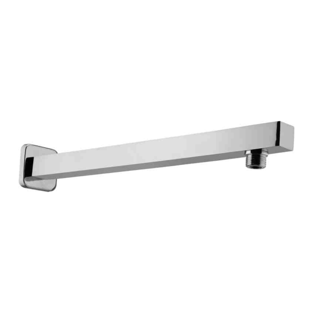 Grafdoer 12 Inch Brass Square Ceiling Shower Arm