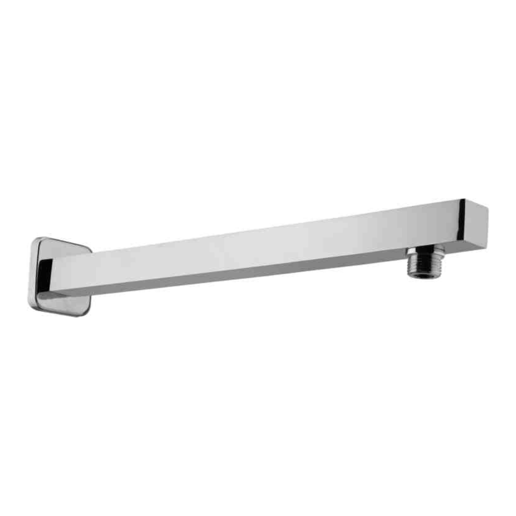 Grafdoer 15 Inch Brass Square Ceiling Shower Arm