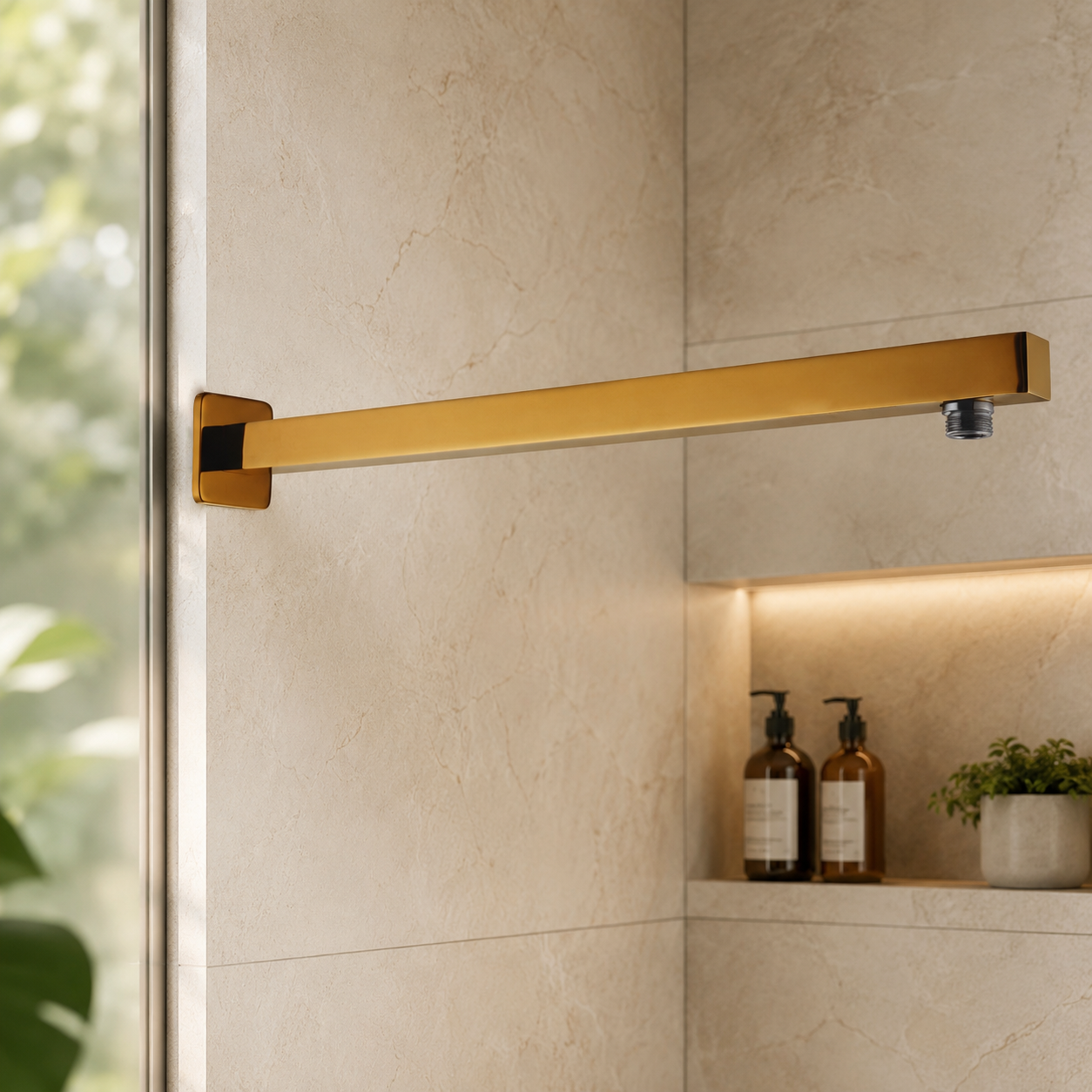 Brass Square 18"