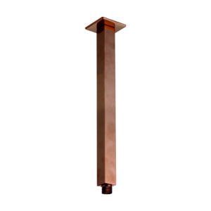 Brass Ceiling Shower Arm 9 Inch – Square Design by Grafdoer