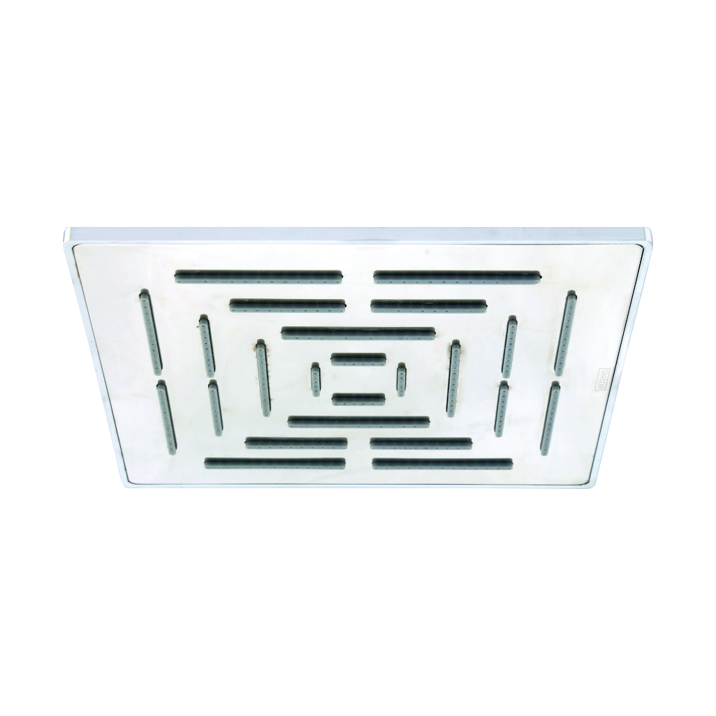 Square 8x8 rain shower head with modern design