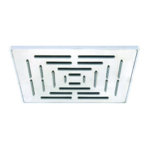 Grafdoer Square Rain Shower 12x12 – modern rainfall shower head with wide water coverage