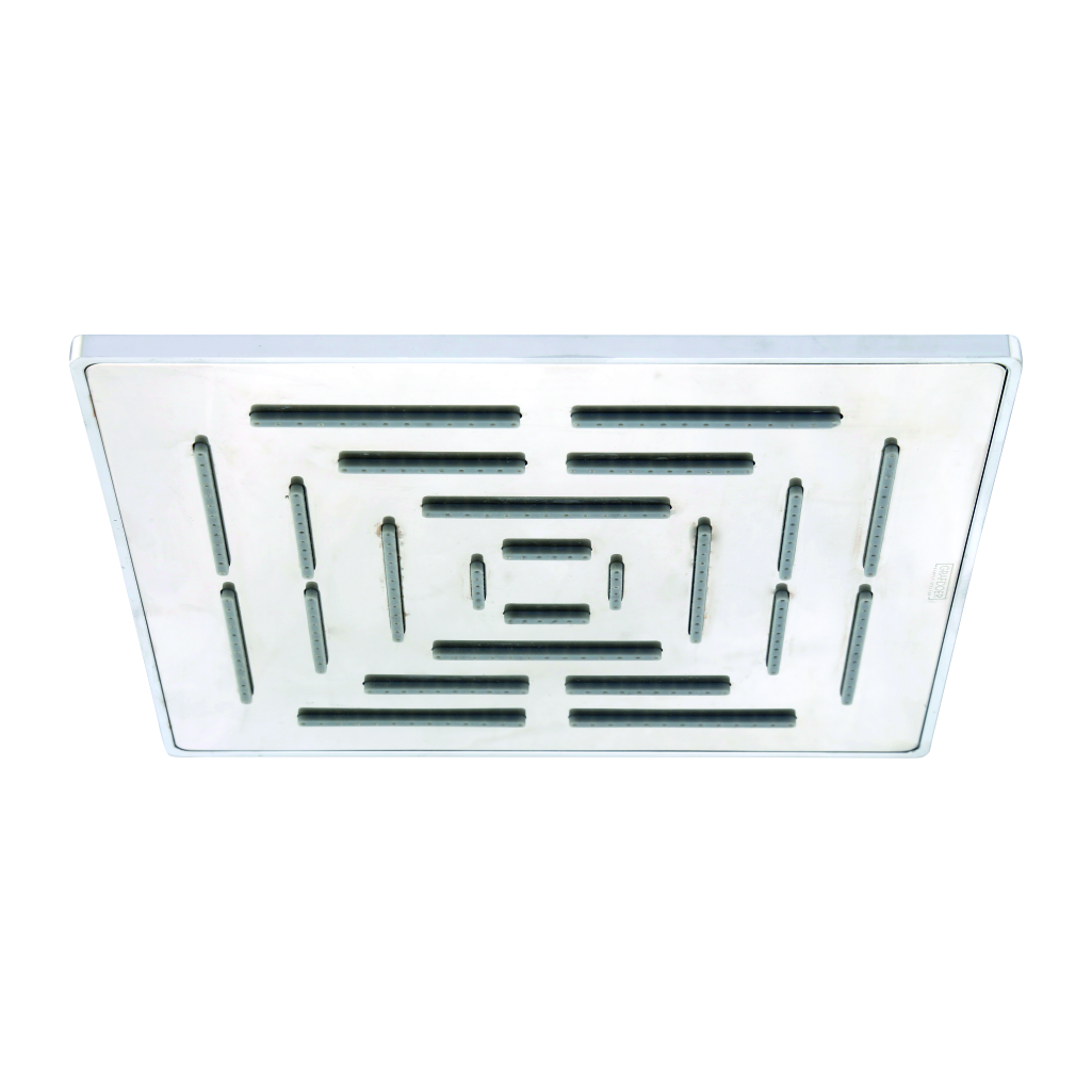 Grafdoer Square Rain Shower 12x12 – modern rainfall shower head with wide water coverage