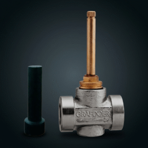 High Flow Body for Concealed Stop Cock with 15mm QT Disc Fitting