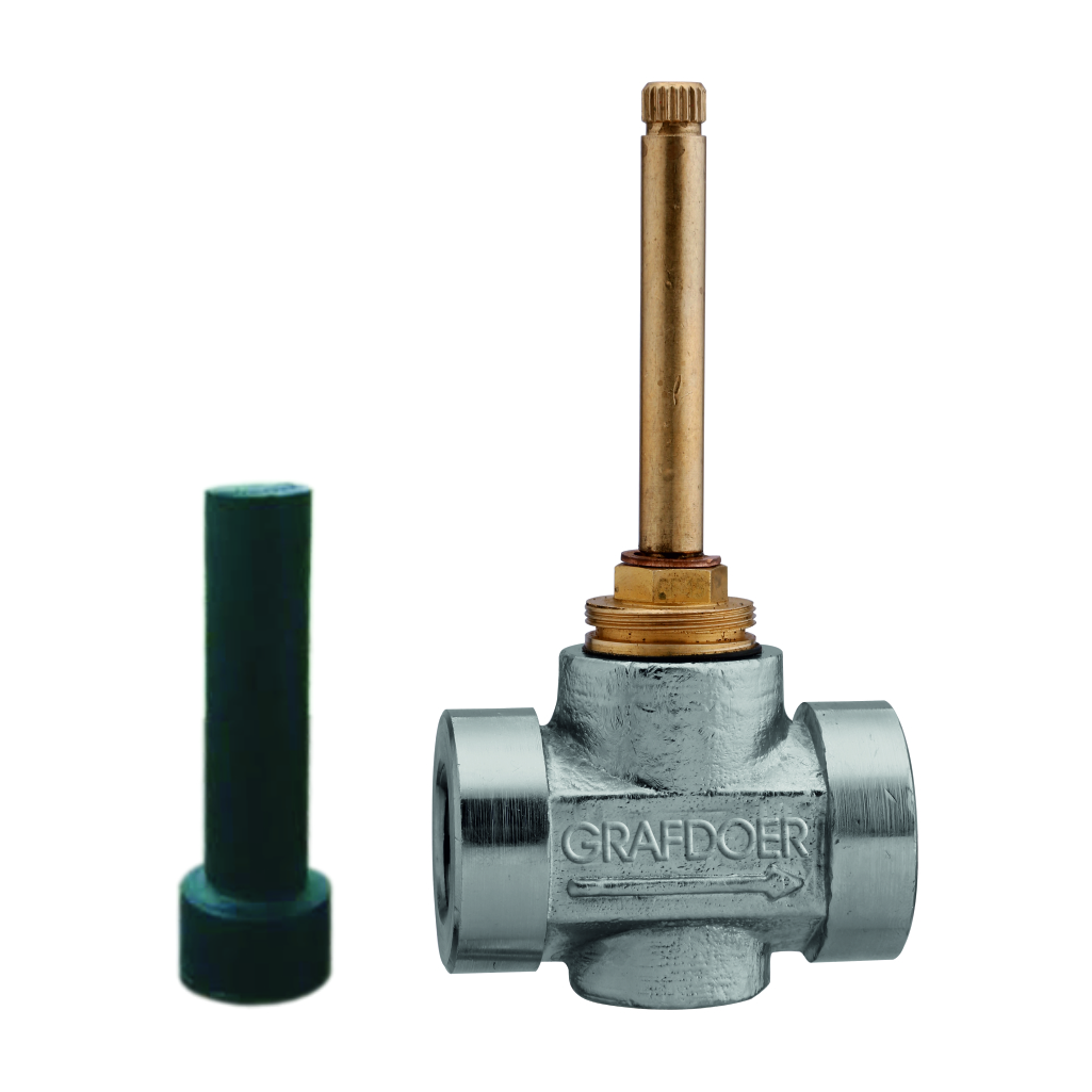 High Flow Body for Concealed Stop Cock with 15mm QT Disc Fitting