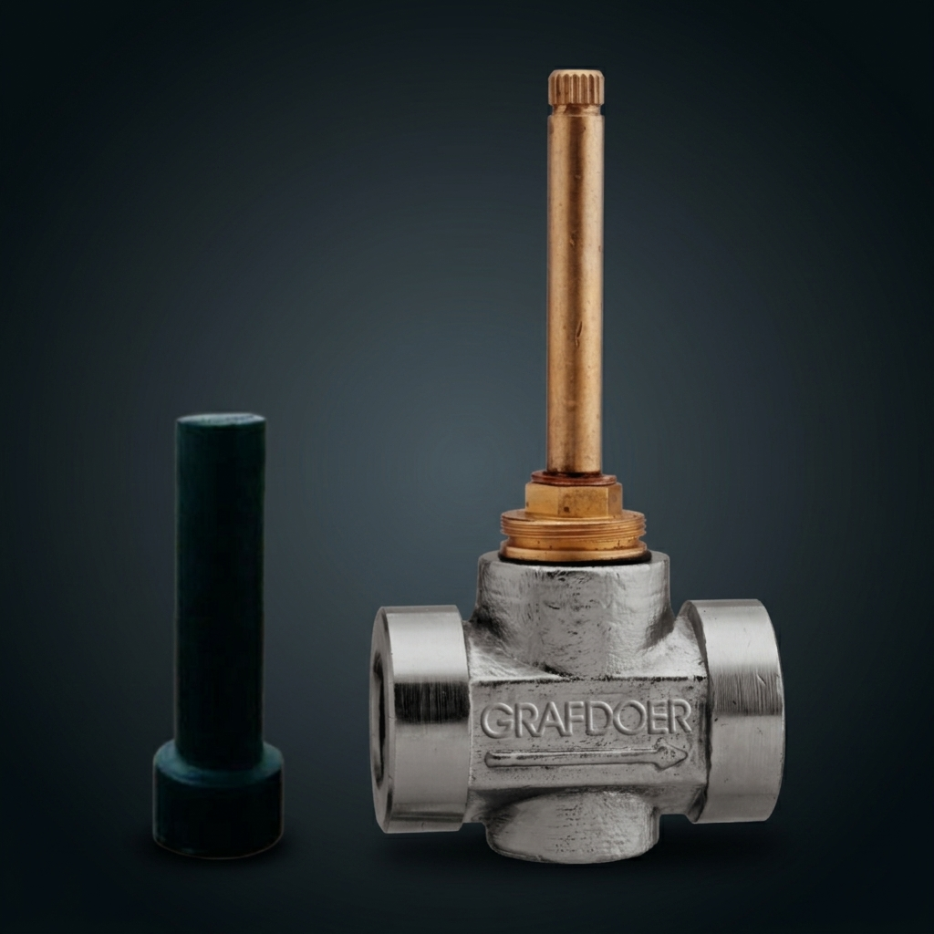 High Flow Body for Concealed Stop Cock with 15mm QT Disc Fitting