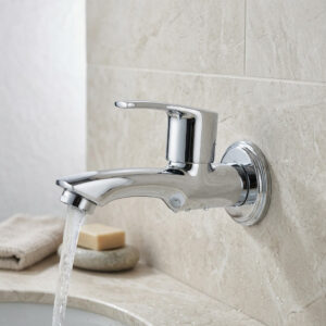 Bib Cock with Wall Flange