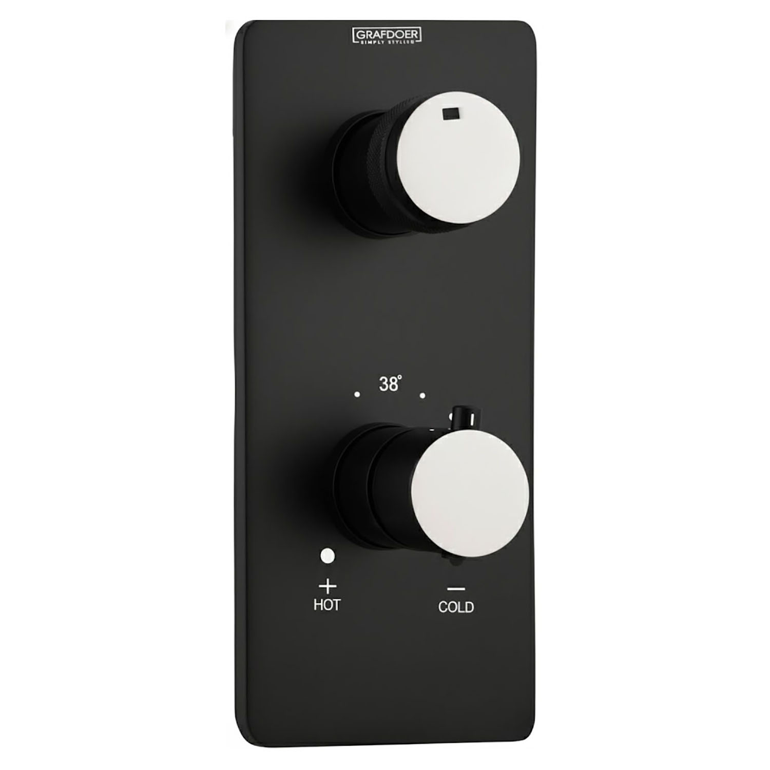 “Thermostatic Mixer & Diverter DCB 122THK B by Grafdoer for safe, precise, and luxurious shower control”