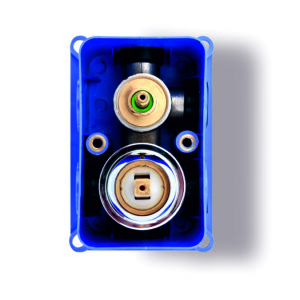 concealed body for high flow single lever mixer & diverter without exposed parts (2 INLET & 3 OUTLET)