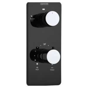 Thermostatic Mixer & Diverter DCB 123THK B by Grafdoer for precise, safe, and luxurious shower control