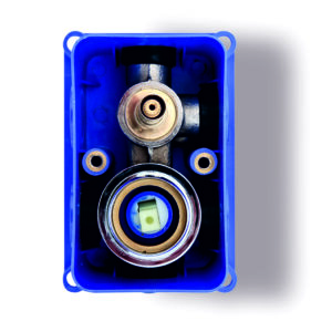 concealed body for high flow single lever mixer & diverter without exposed parts (3 INLET & 2 OUTLET)