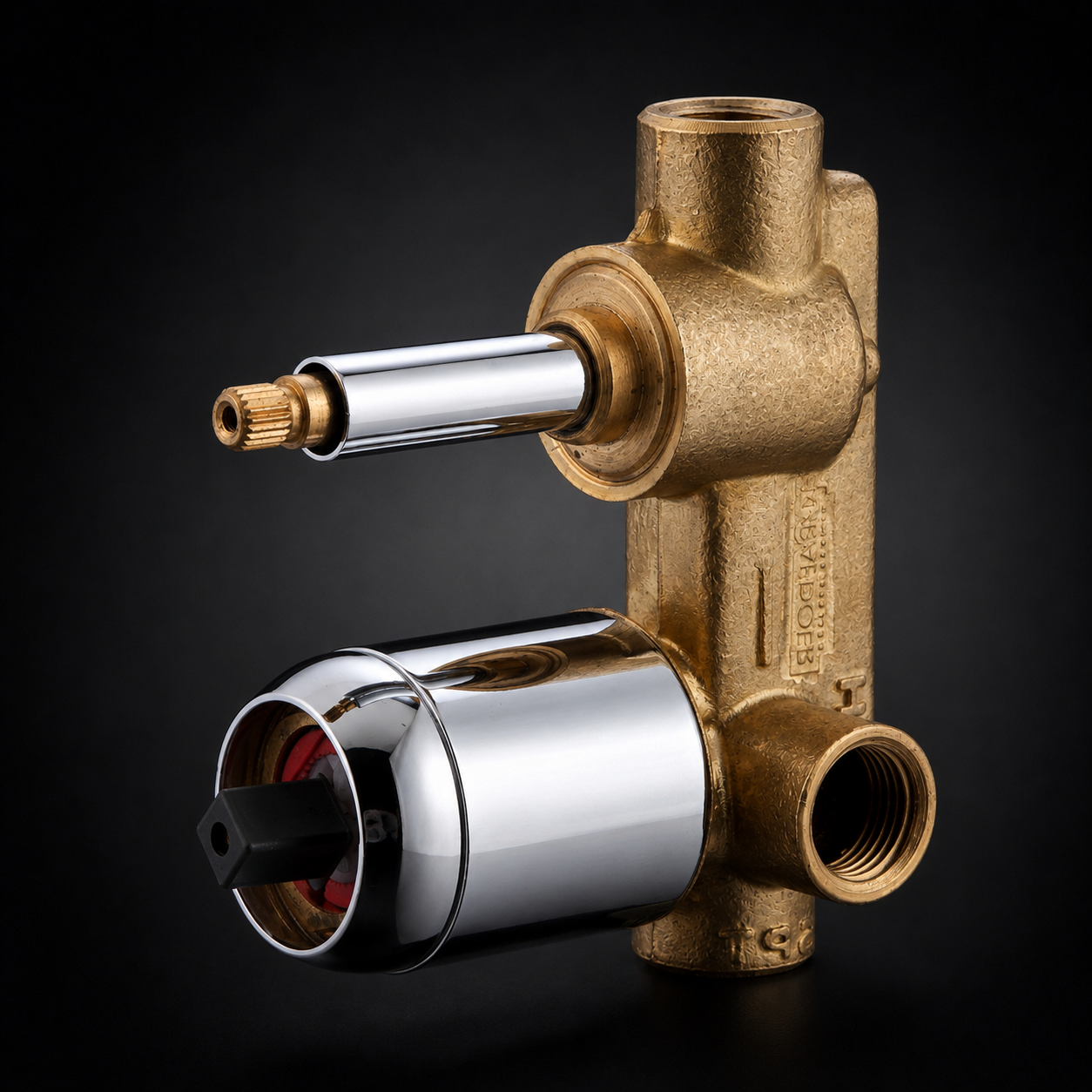 Concealed Body for Single Lever Diverter and Mixer 2 Inlet & 2 outlet Hi Flow