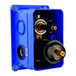 concealed body for high flow single lever mixer & diverter without exposed parts (2 INLET & 2 OUTLET)