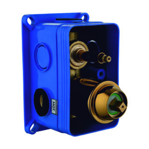 concealed body for high flow single lever mixer & diverter without exposed parts (2 INLET & 2 OUTLET)