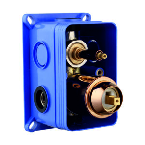 concealed body for high flow single lever mixer & diverter without exposed parts (2 INLET & 2 OUTLET)