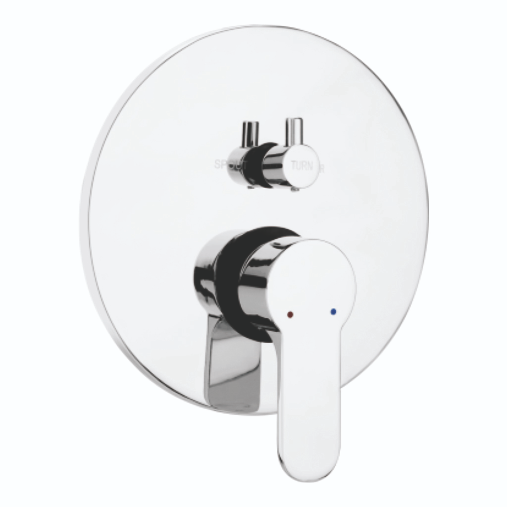 Single Lever Concealed Mixer & Diverter High Flow