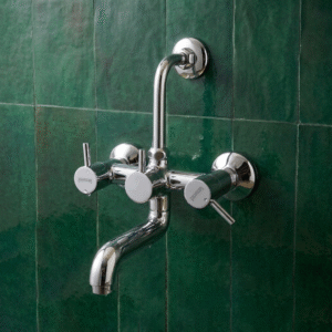 Wall Mixer with Provision for Overhead Shower