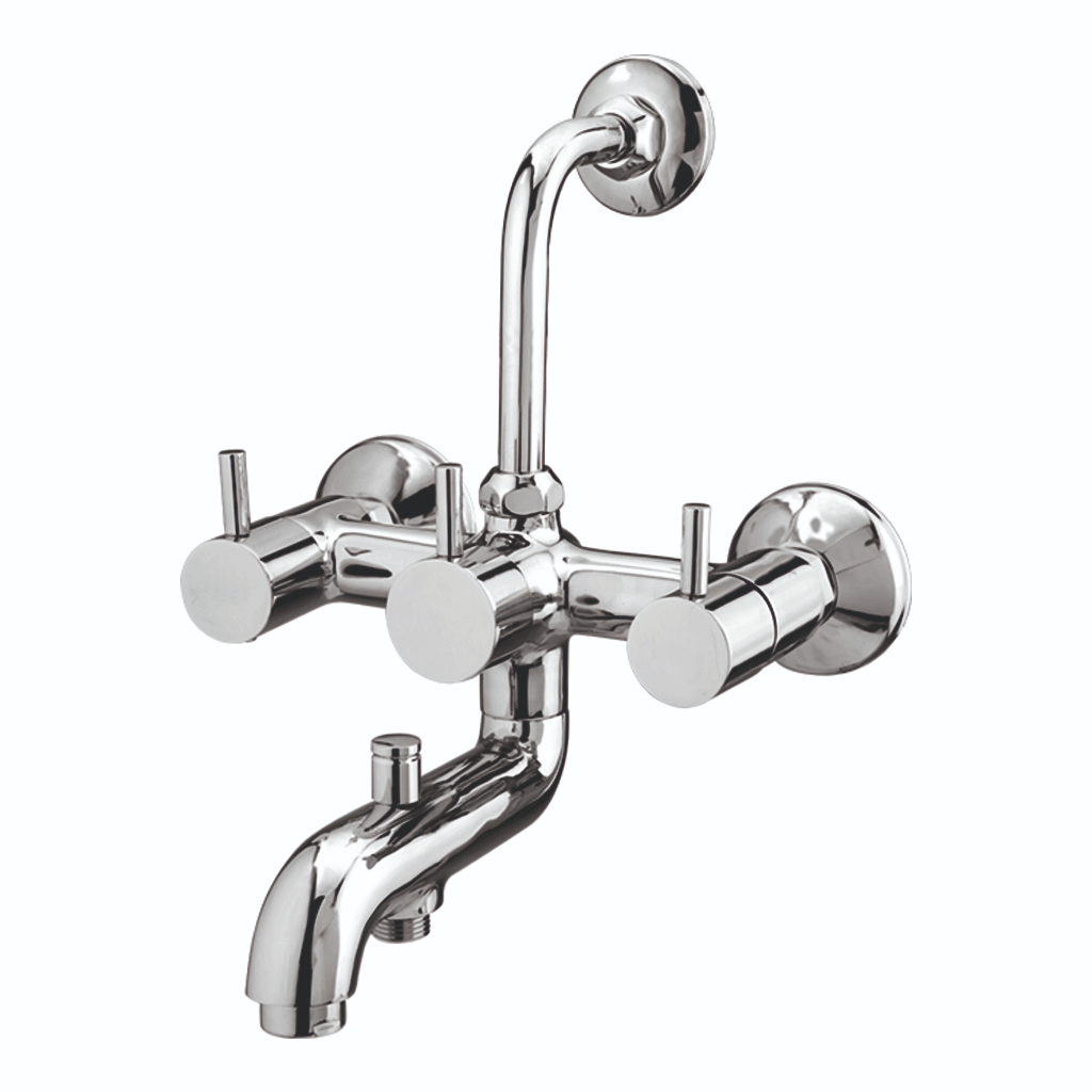 Wall Mixer Three-In-One with L-Bend pipe
