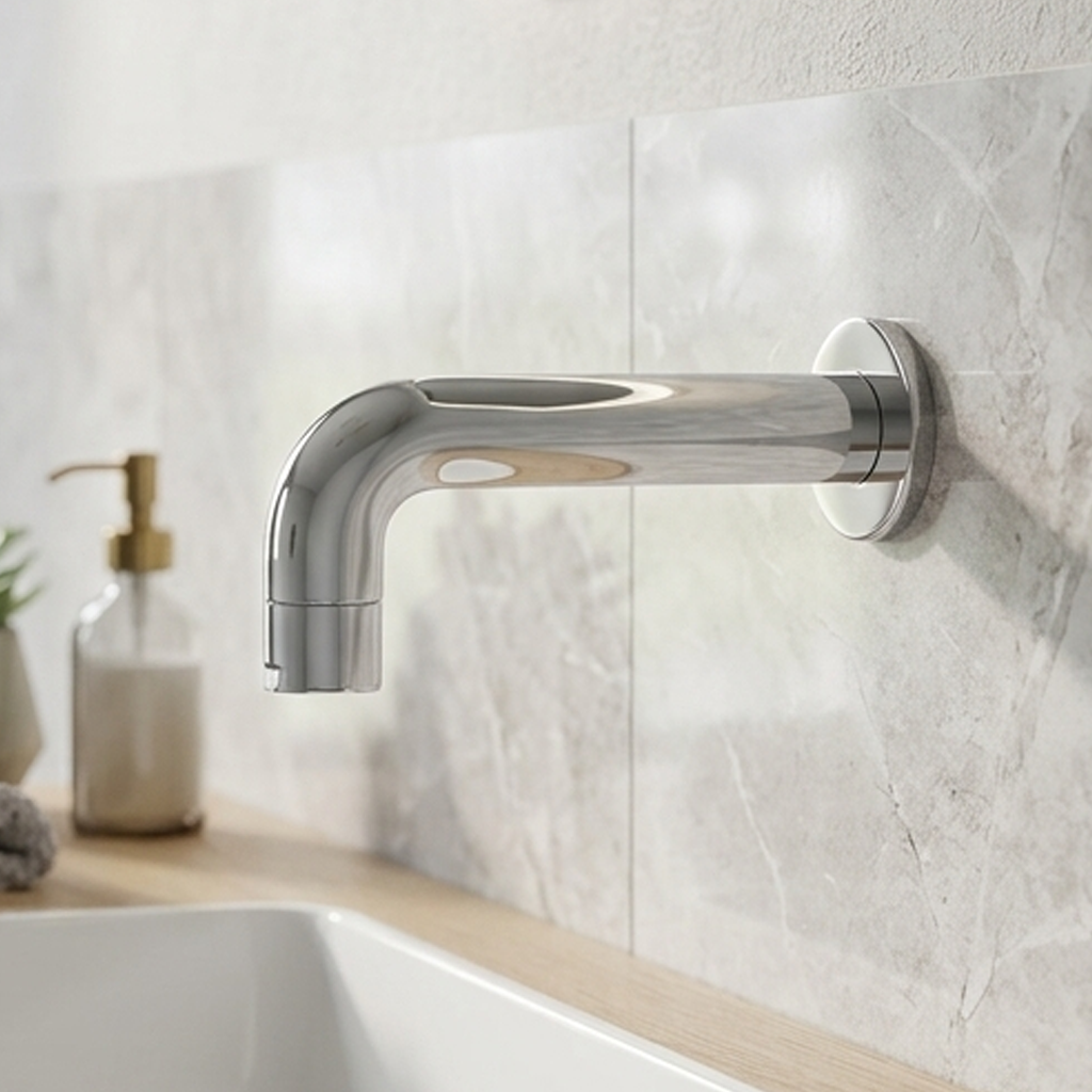 Wall Spout-Plain with Wall Flange
