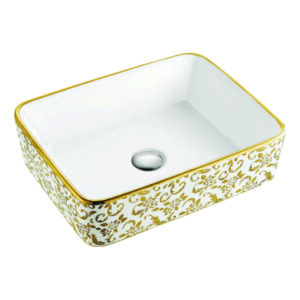 French Collection GA-1404 PG Counter Top Wash Basin with sleek design and polished finish
