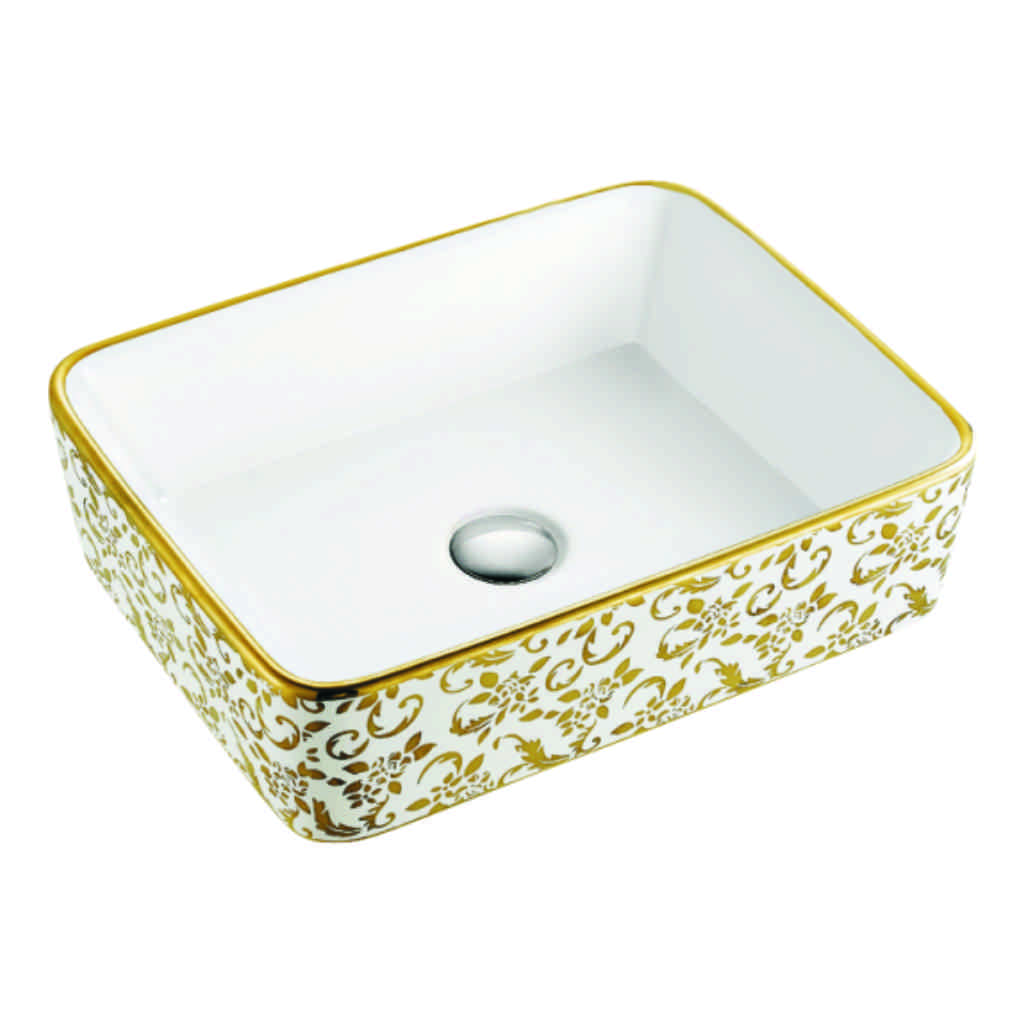 French Collection GA-1404 PG Counter Top Wash Basin with sleek design and polished finish