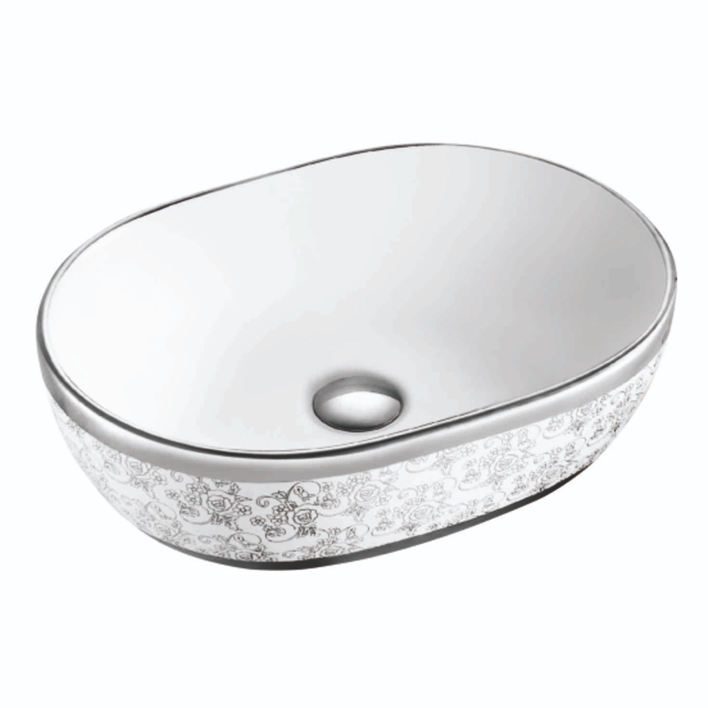 French Collection GA-1416 PS Counter Top Wash Basin by Grafdoer – sleek white basin with modern design for bathroom countertop
