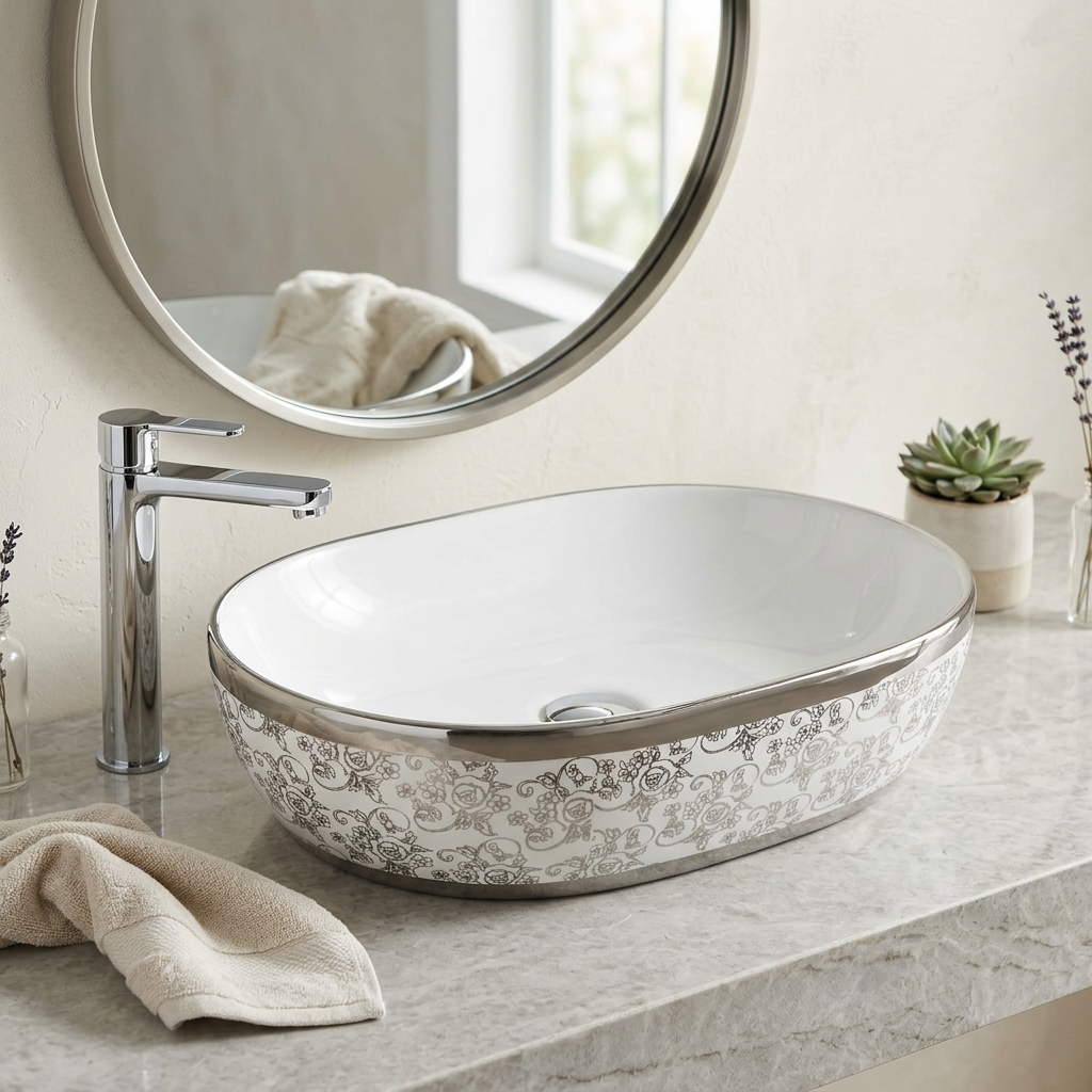 GA-1416 PS Counter Top Wash Basin