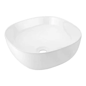 Italian Collection GA-1466 Counter Top Wash Basin – sleek white ceramic basin on bathroom countertop.